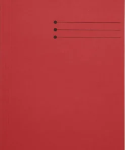Esselte 3 flappen Folio Rood Karton 23,5 x 35 cm 50 Stuks