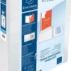 Exacompta Kreacover 40 mm Elastomap PP (Polypropeen) A4+ 2 Ringen Wit 51923E 10 Stuks