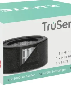 2-in-1 H13 Hepa-vervangingsfilter 2415141 voor Leitz TruSens Z-1000 Luchtreiniger 17 x 8 x 17 cm