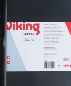 Viking Klemmap 1227948 A4 PP (Polypropeen) 22 (B) x 0,6 (D) x 31 (H) cm Zwart
